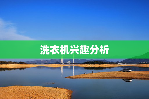 洗衣机兴趣分析