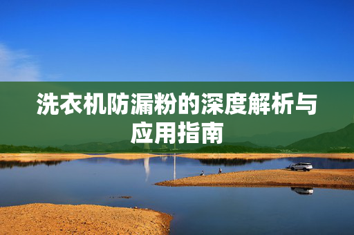 洗衣机防漏粉的深度解析与应用指南